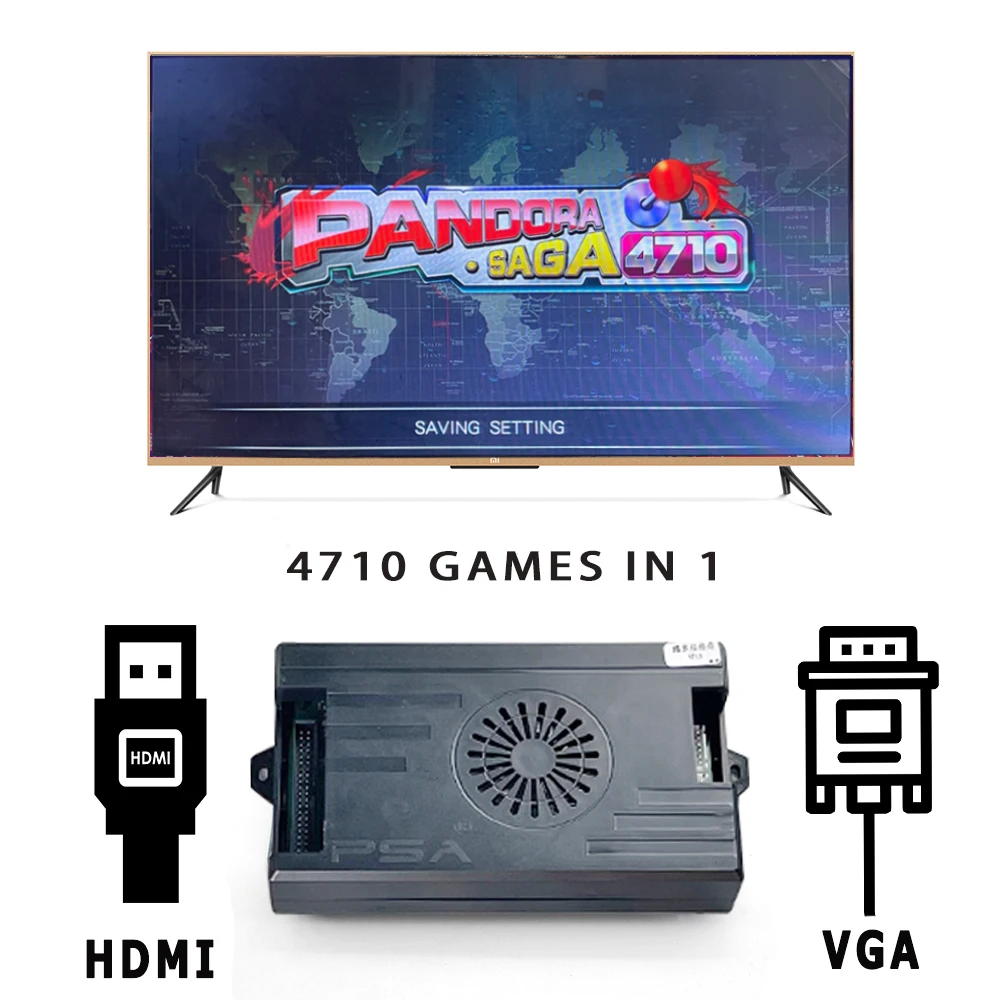 2 플레이어 4710 in 1 Pandora Saga  - Trackball Controller Arcade 리뷰 및 가격